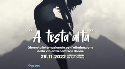 “A testa alta” Giornata Internazionale per l’eliminazione della violenza contro le donne