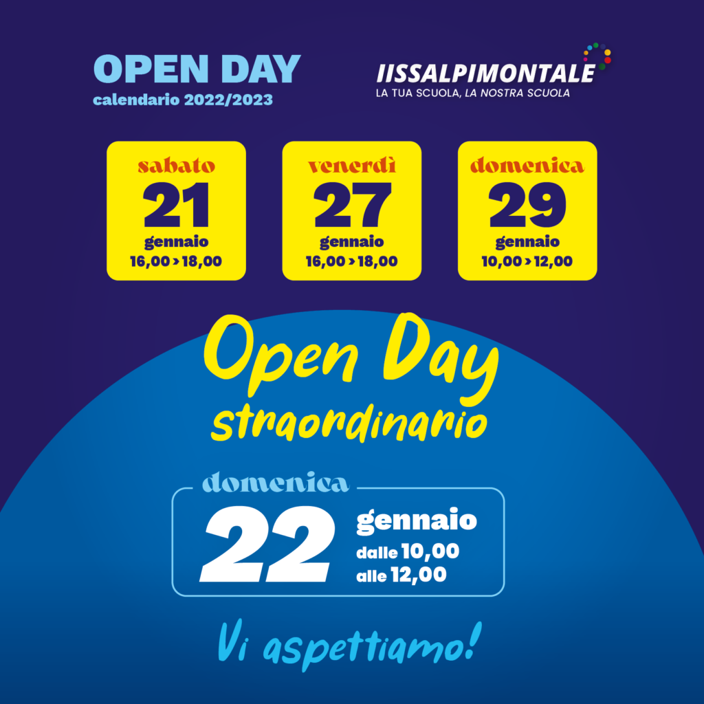 Open Day STRAORDINARIO!
